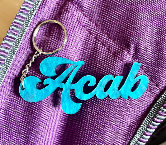 ACAB acrylic keychain