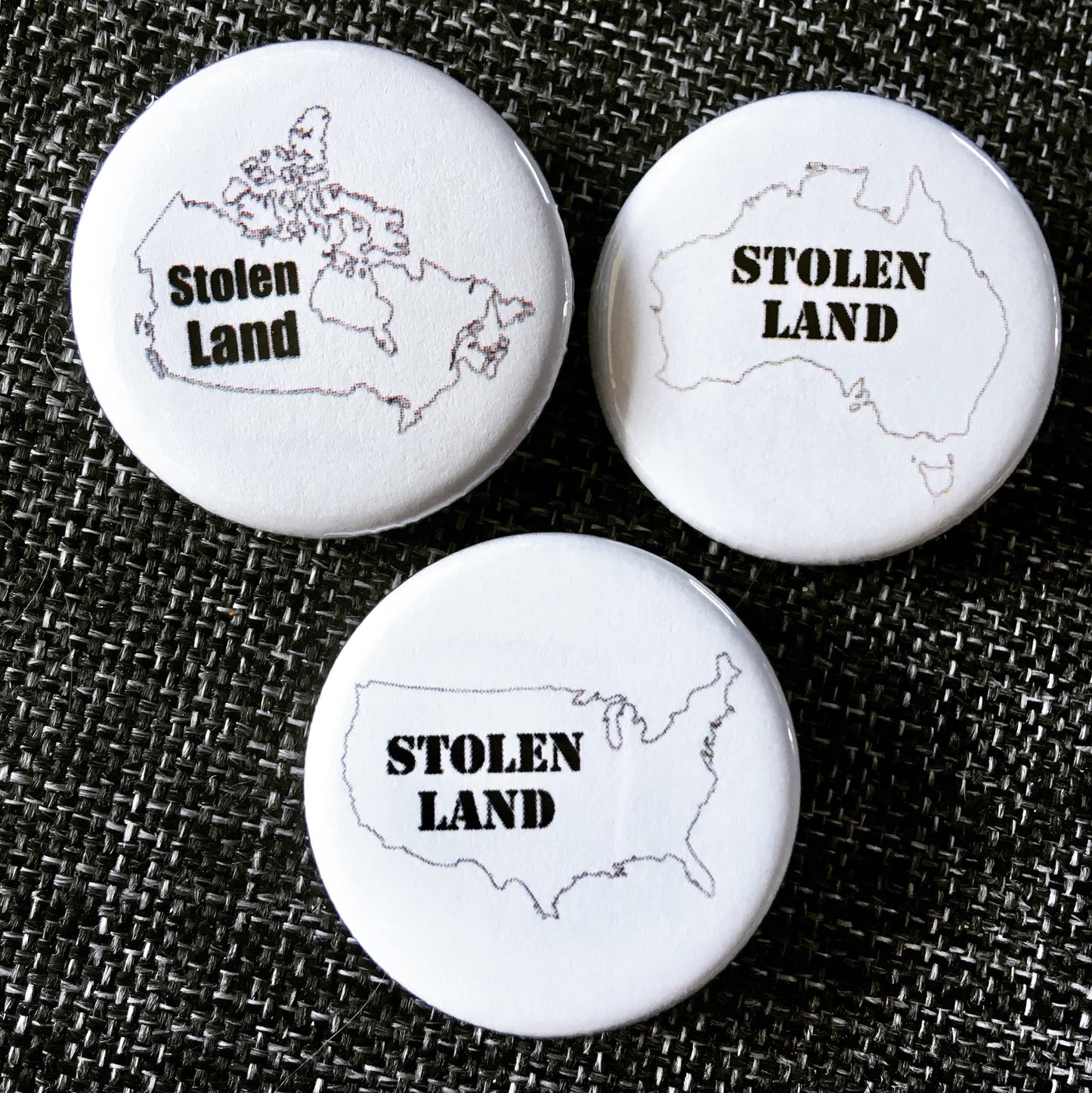 Stolen land - Radical Buttons