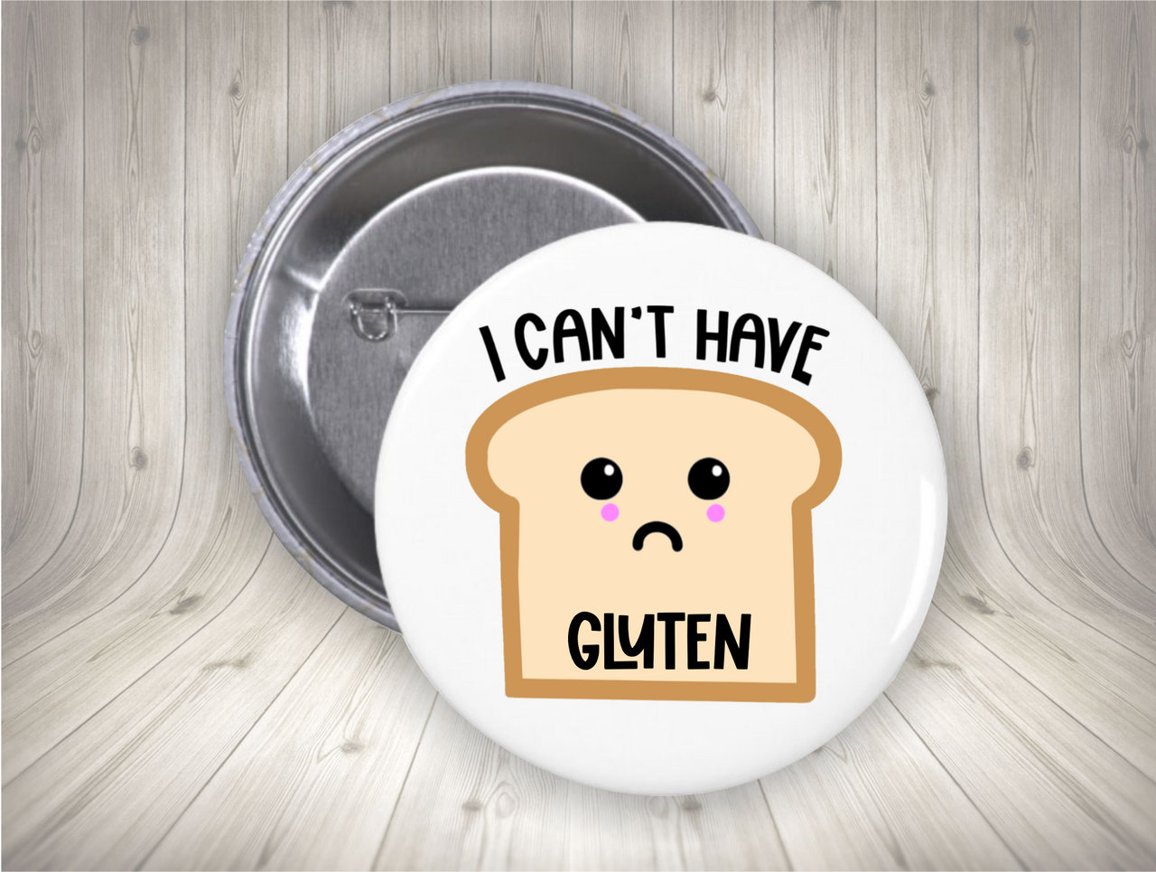 Gluten allergy alert button