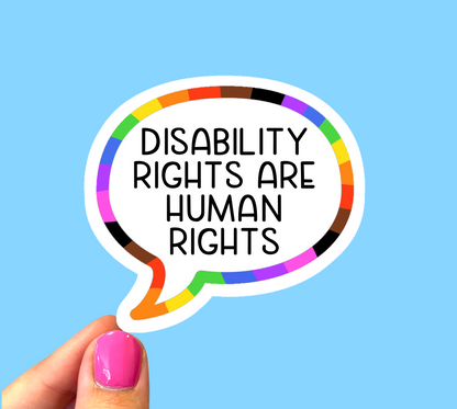 Disability rights are human rights