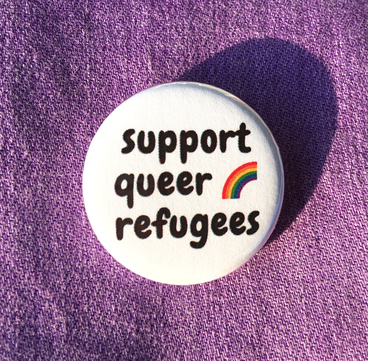Support queer refugees - Radical Buttons
