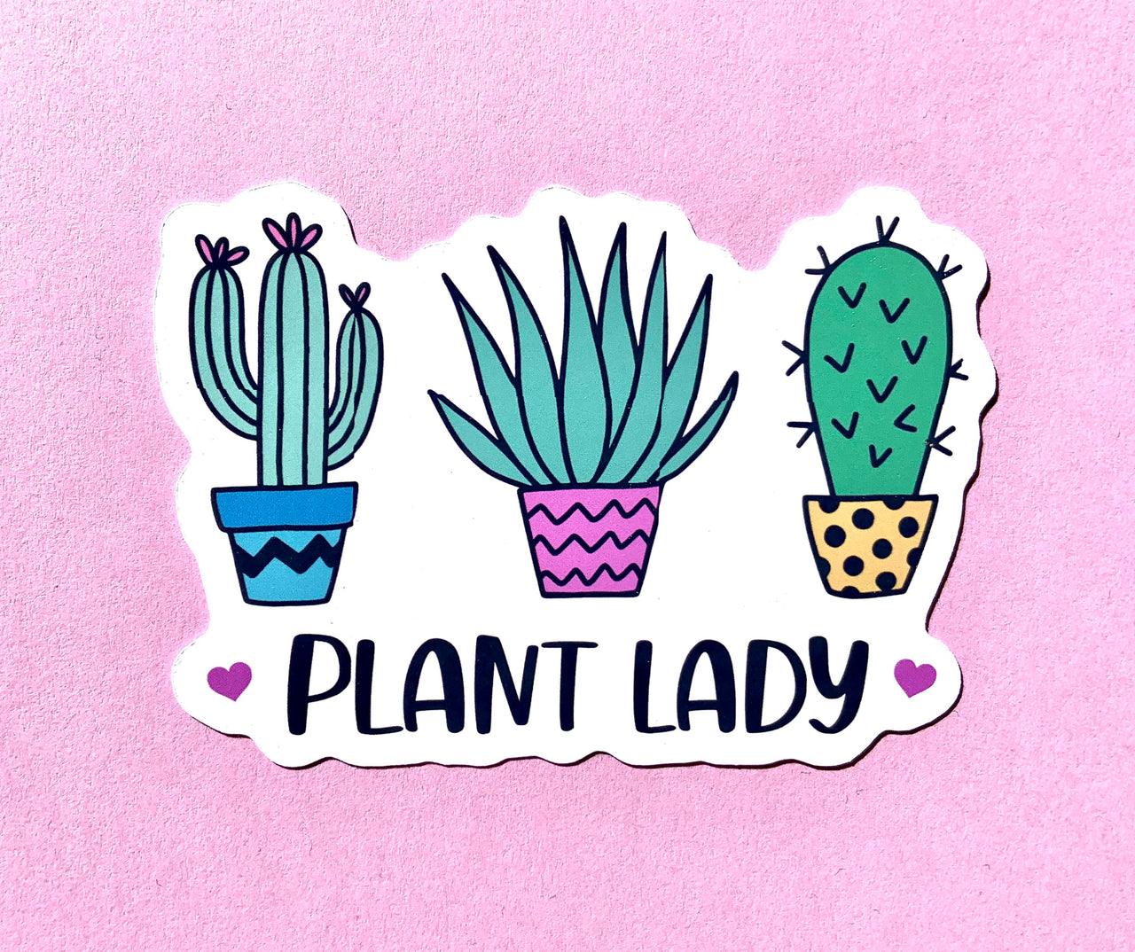 Plant lady stickers (pack of 3 or 5)