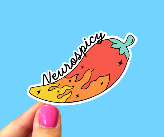 Neurospicy sticker