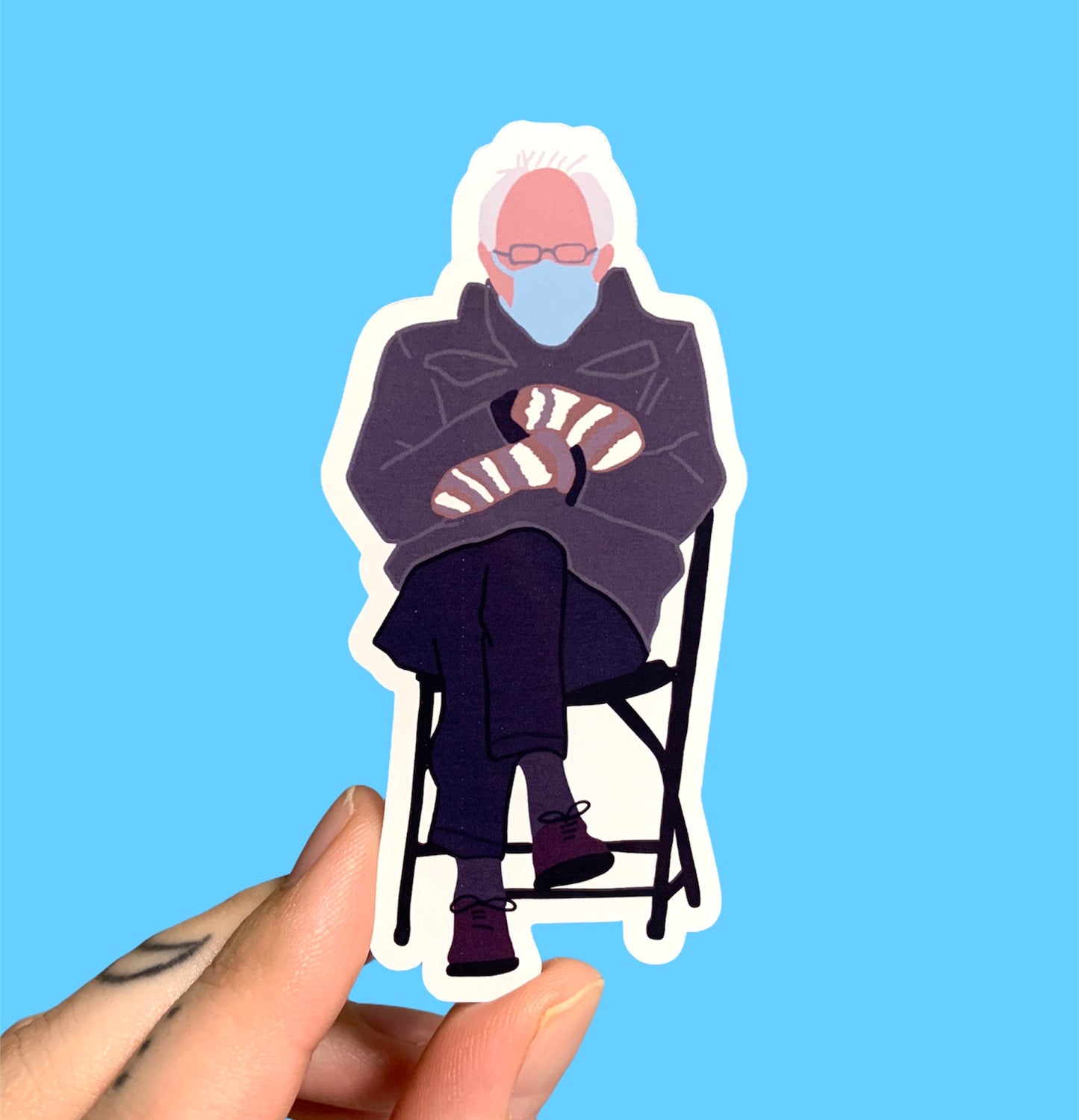 Bernie inauguration sticker