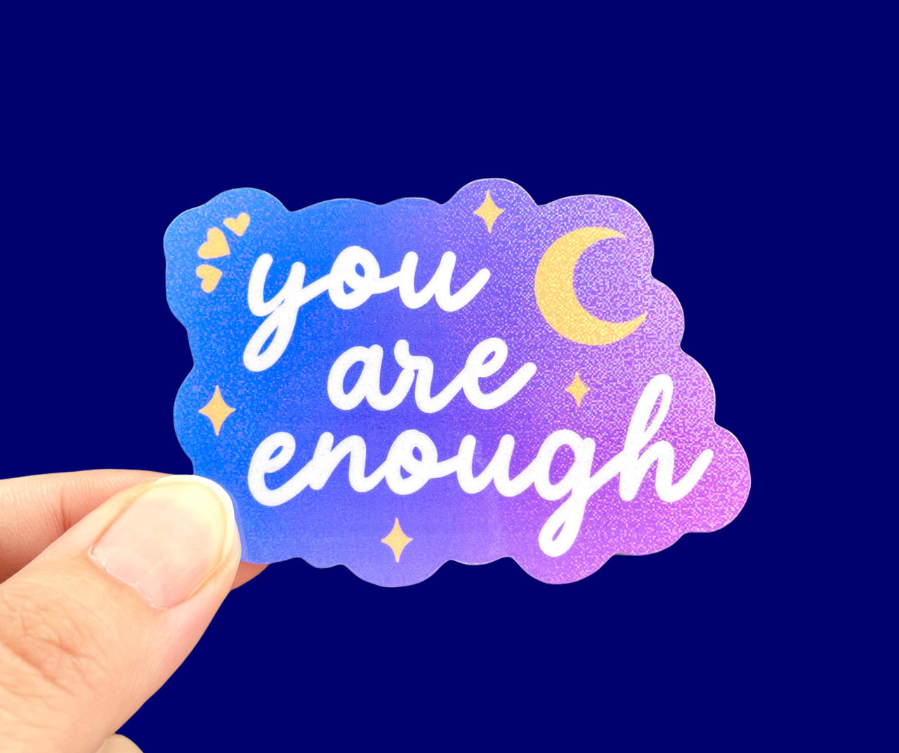 You are enough (pack of 3 or 5 stickers)