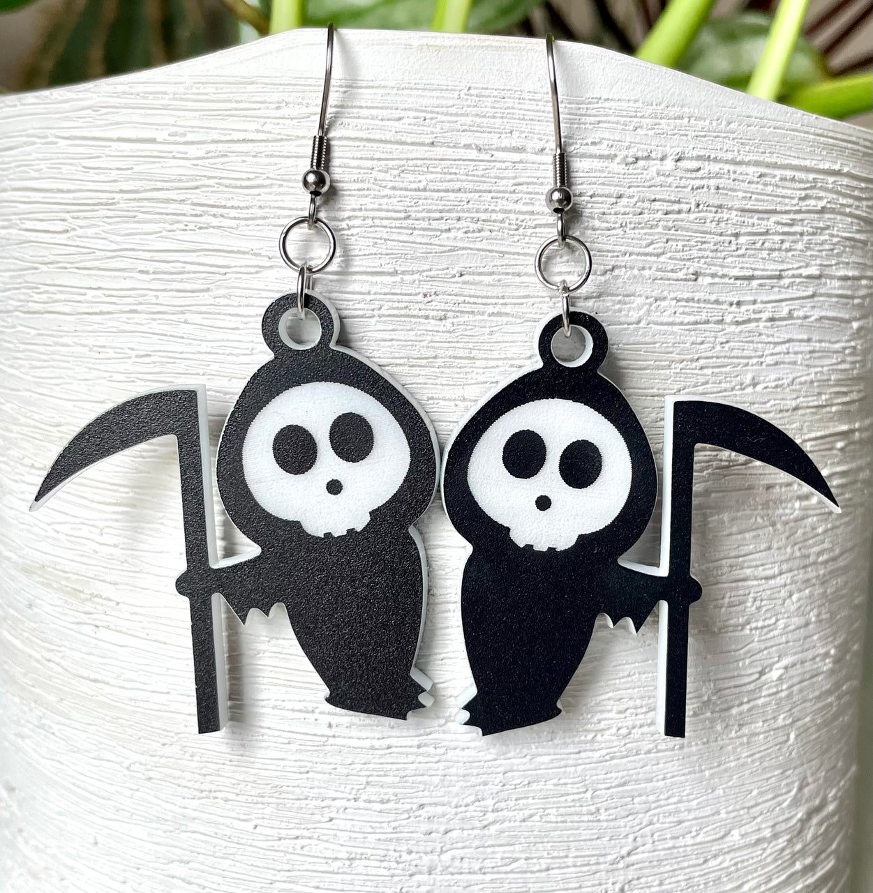 Grim Reaper earrings