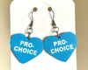 Pro-choice earrings