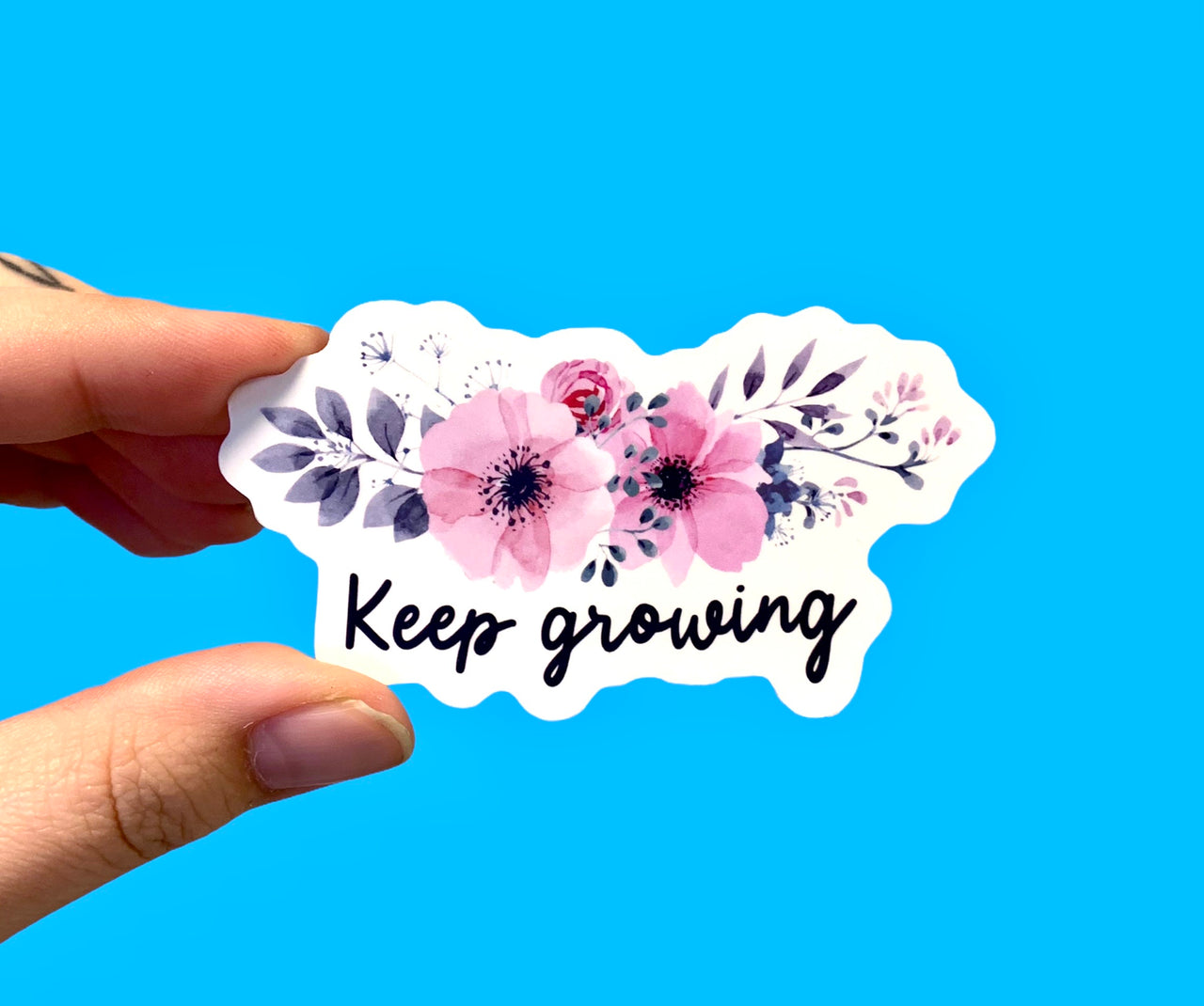 Keep growing (pack of 3 or 5 stickers)