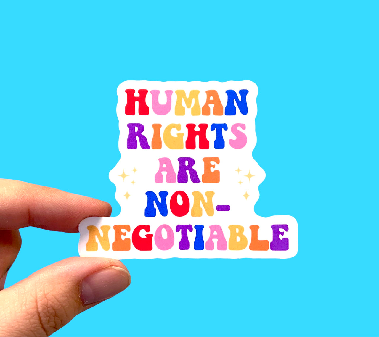 Human rights are non negotiable