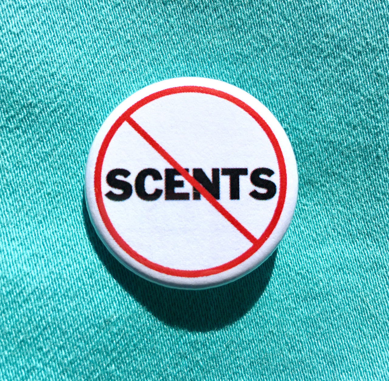 Scent-free zone - Radical Buttons