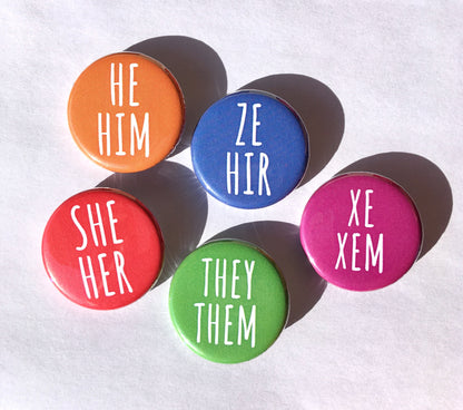 Pronoun buttons - Radical Buttons